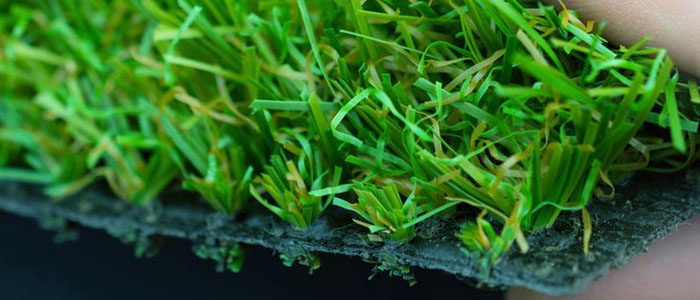 Synthetic turf closeup