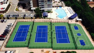 Tennis Courts at Atrium Palace Fort Lee, NJ