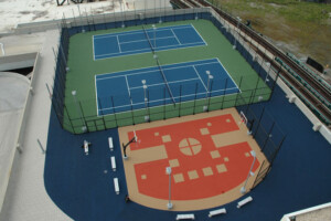 Outdoor Basketball Court Installation Outdoor Basketball Court Installation