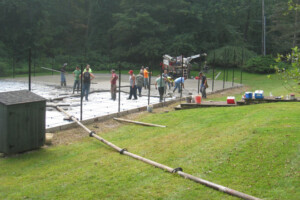 Washington, CT - Installing Post Tension Cables and Concrete Washington, CT - Installing Post Tension Cables and Concrete
