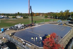 Outdoor Post-Tension Concrete Hockey Rinks & Inline Rinks