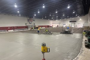 Outdoor Post-Tension Concrete Hockey Rinks & Inline Rinks