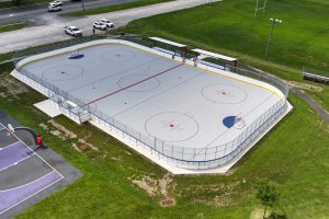 Outdoor Post-Tension Concrete Hockey Rinks & Inline Rinks